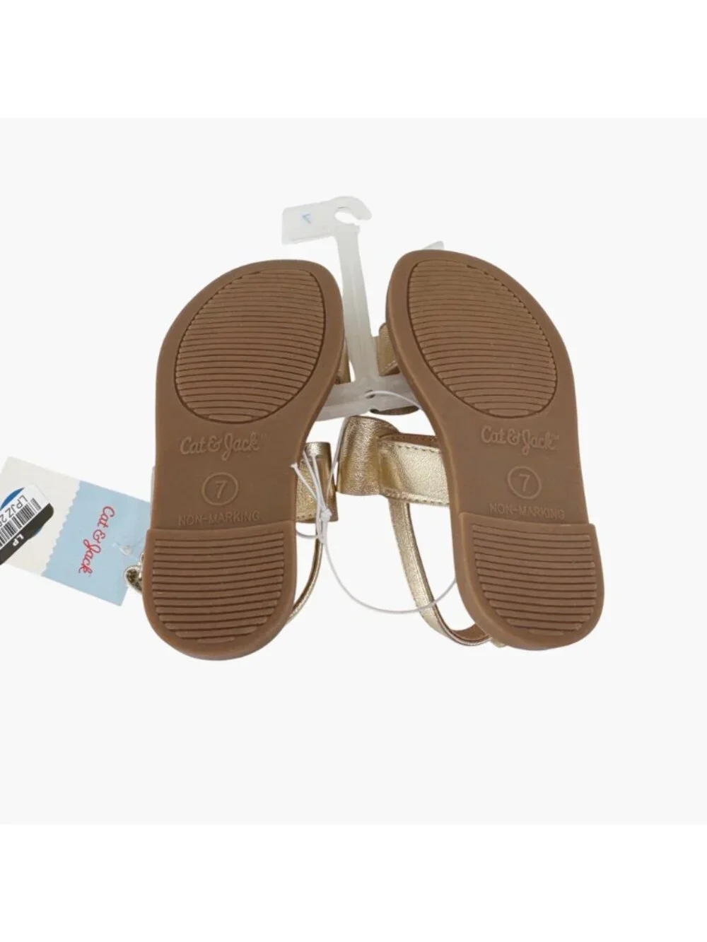 NEW Cat & Jack Toddler Girls' Ruby Bow Sandals - Gold